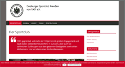 Desktop Screenshot of dsc-preussen.de